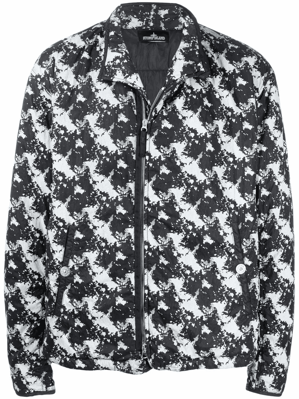 graphic print bomber jacket - Image 1