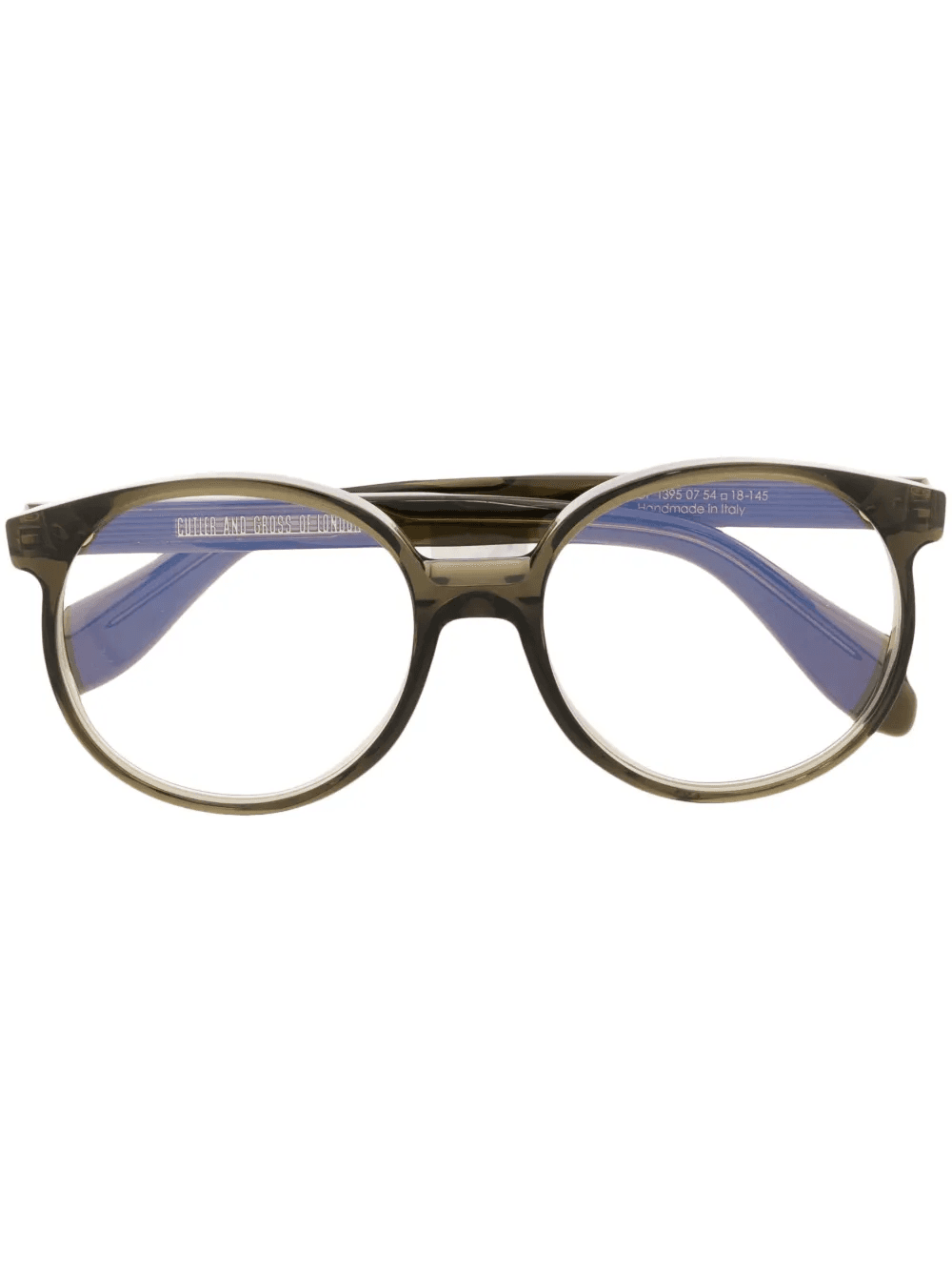 translucent-design round-frame glasses - Image 1