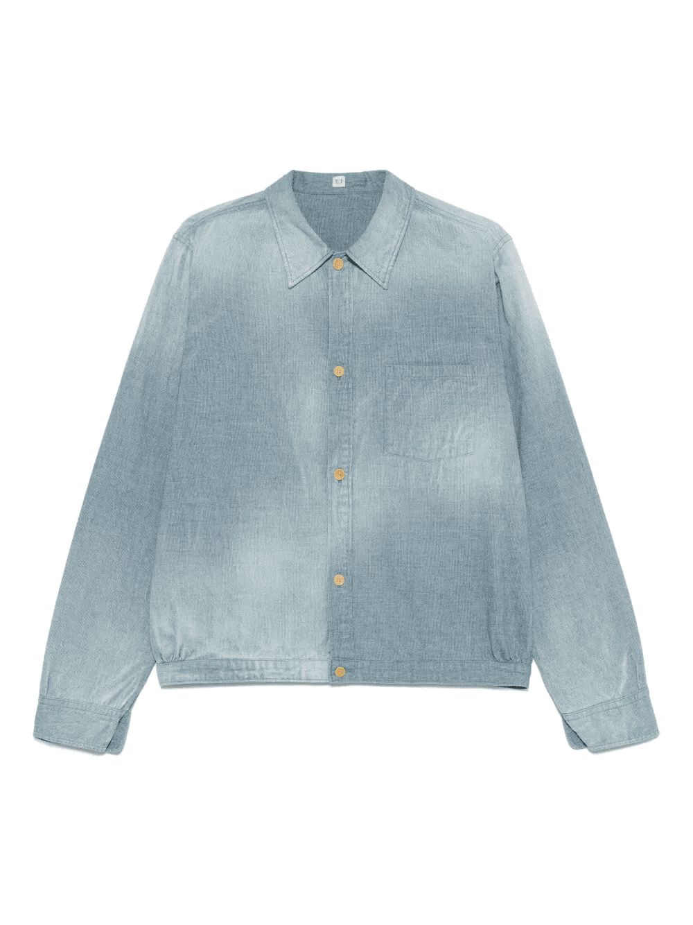 faded-effect shirt jacket - Image 1