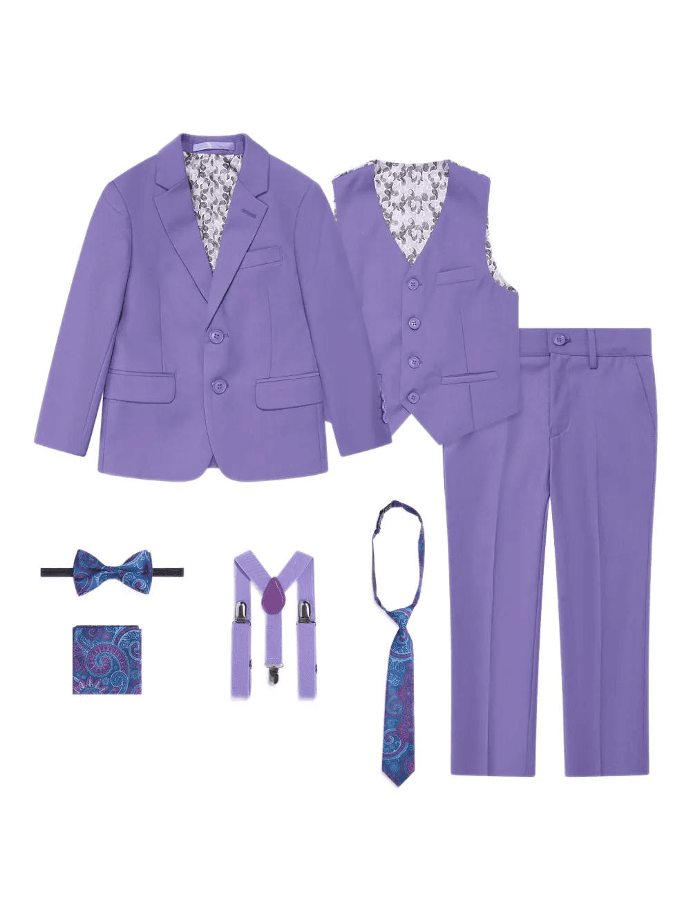 single-breasted three-piece suit - Image 1