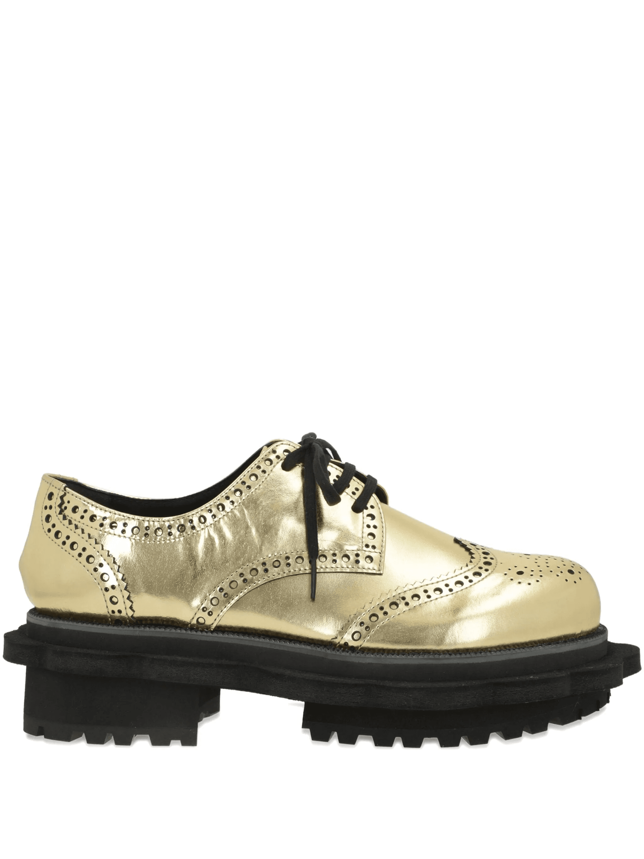 full-brogue platform derby shoes - Image 1