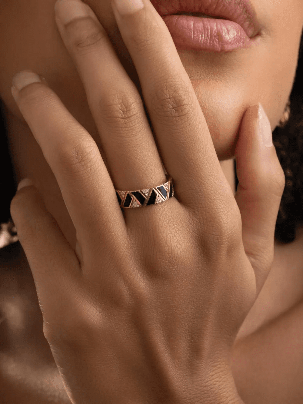 diamond binary ring - Image 1