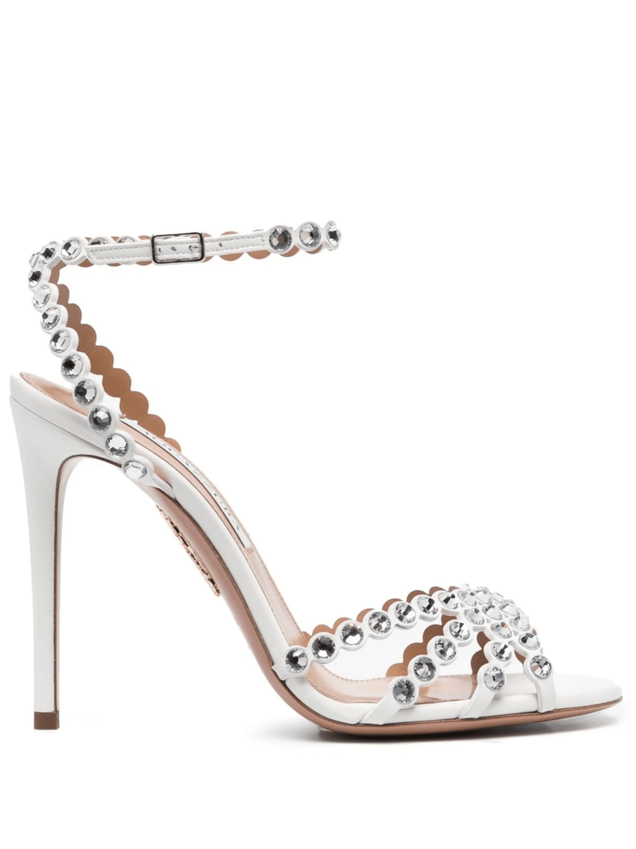 Tequila crystal-embellished 115mm sandals - Image 1