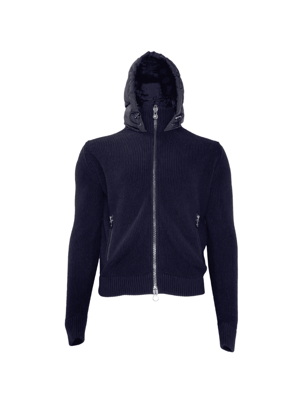 zip-up padded hoodie - Image 1