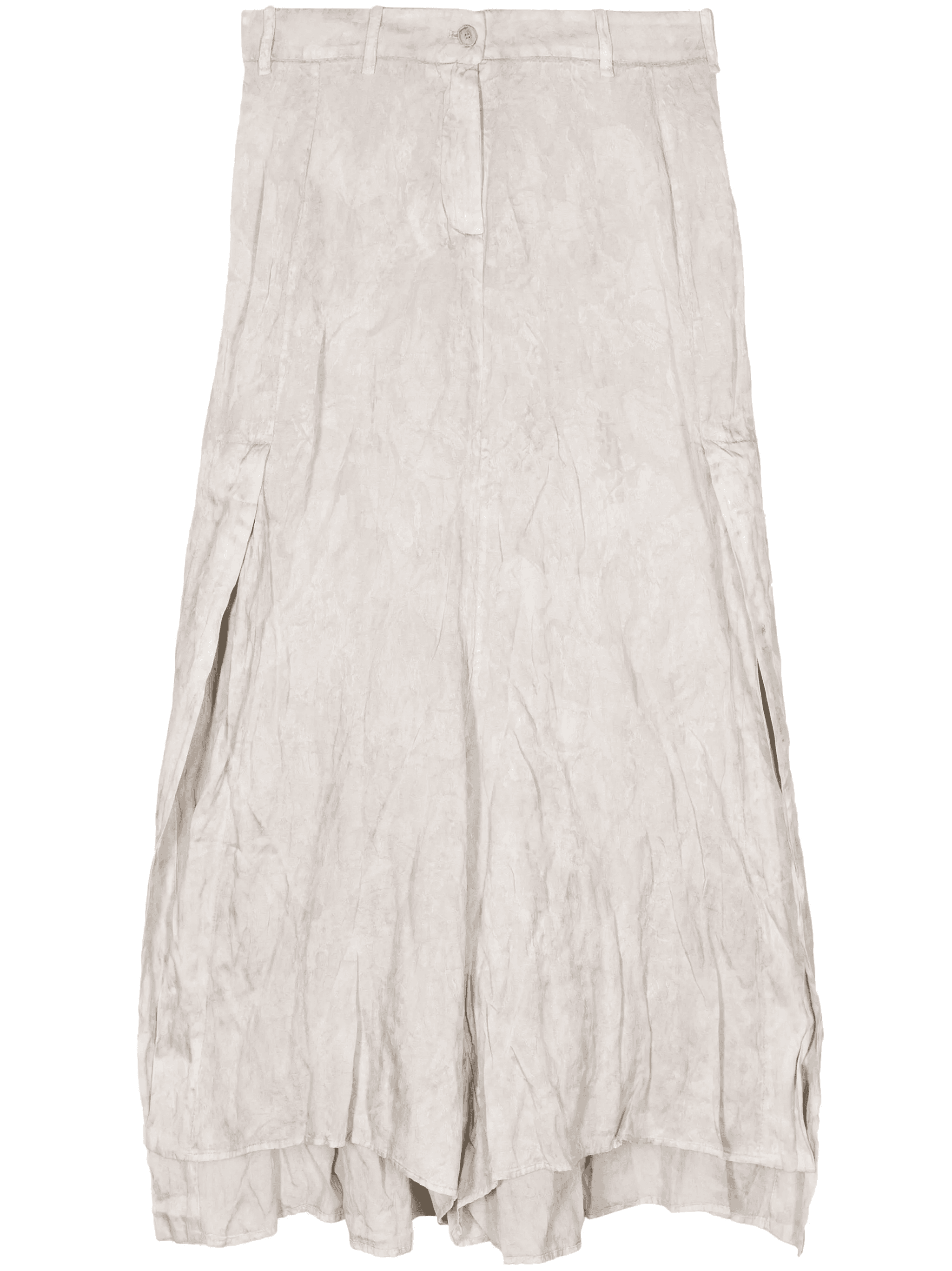 layered pleated midi skirt - Image 1