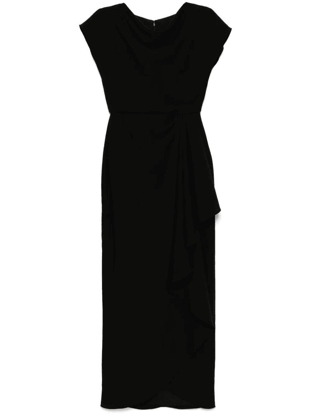 draped crepe gown - Image 1