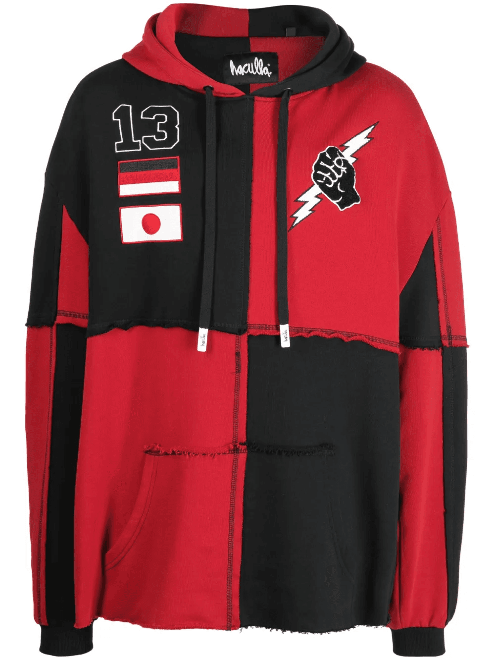 Handful panelled hoodie - Image 1