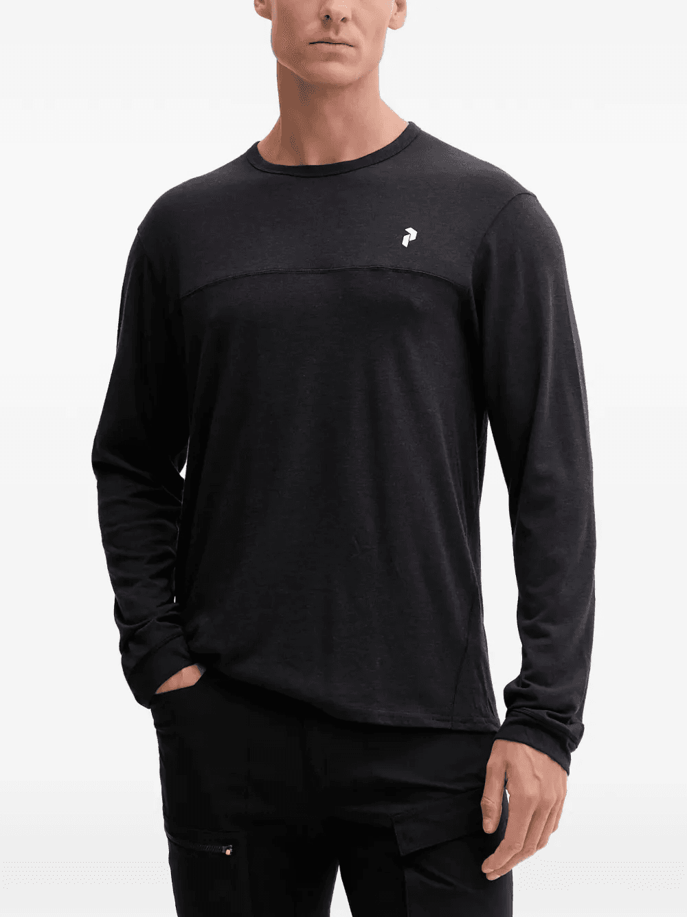 logo round-neck sweater - Image 1