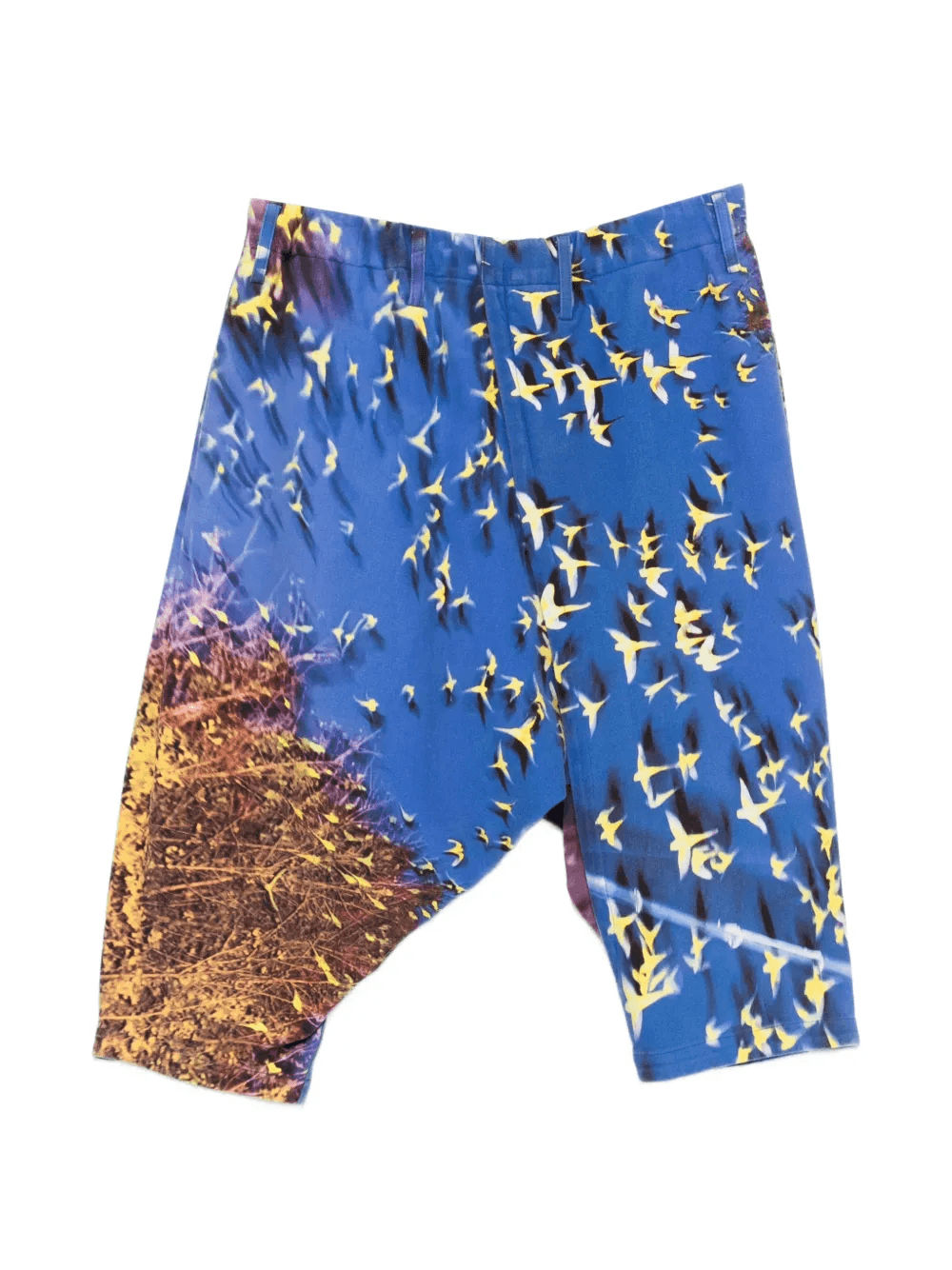 sarrouel print wrap shorts - Image 1