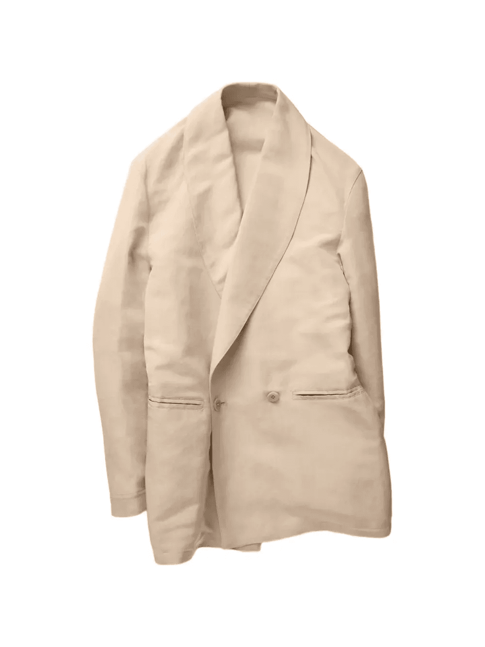 double-breasted shawl-lapel jacket - Image 1