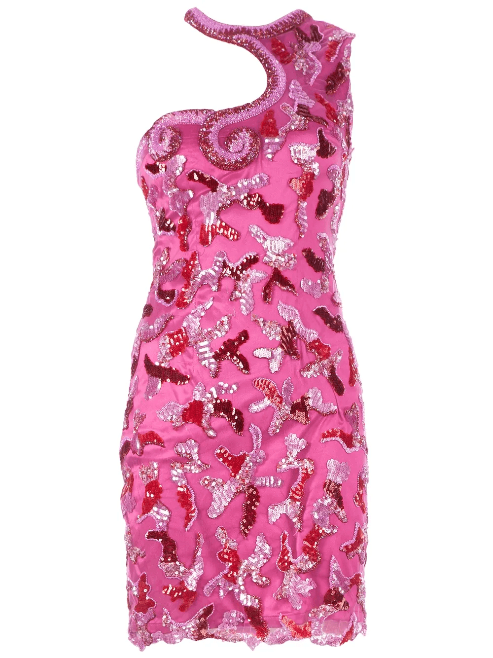 'Madje' sequinned one-shoulder dress - Image 1