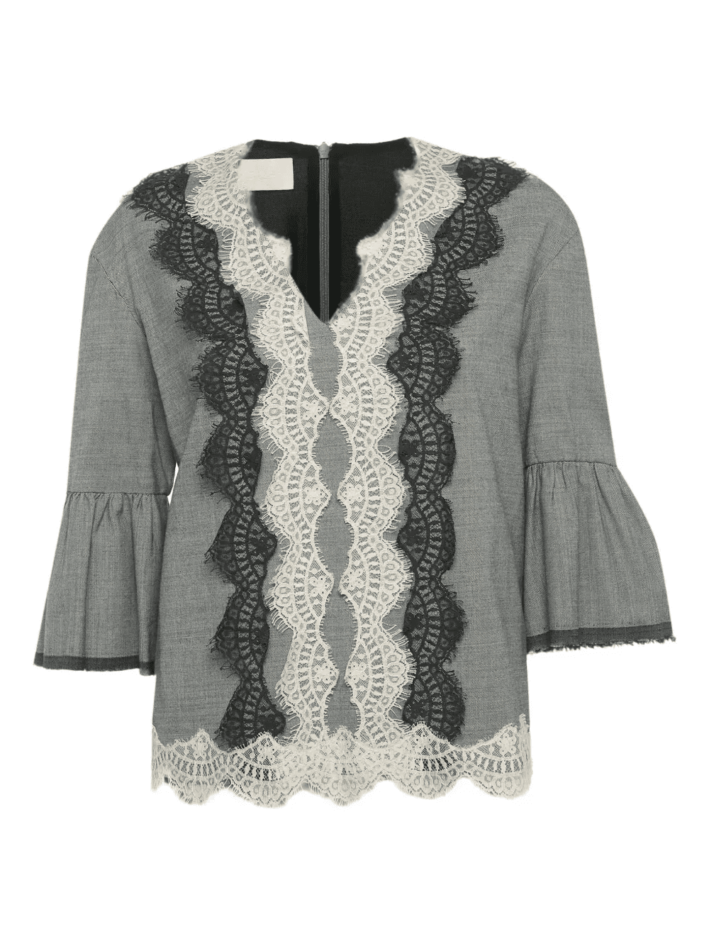 lace detailing blouse - Image 1
