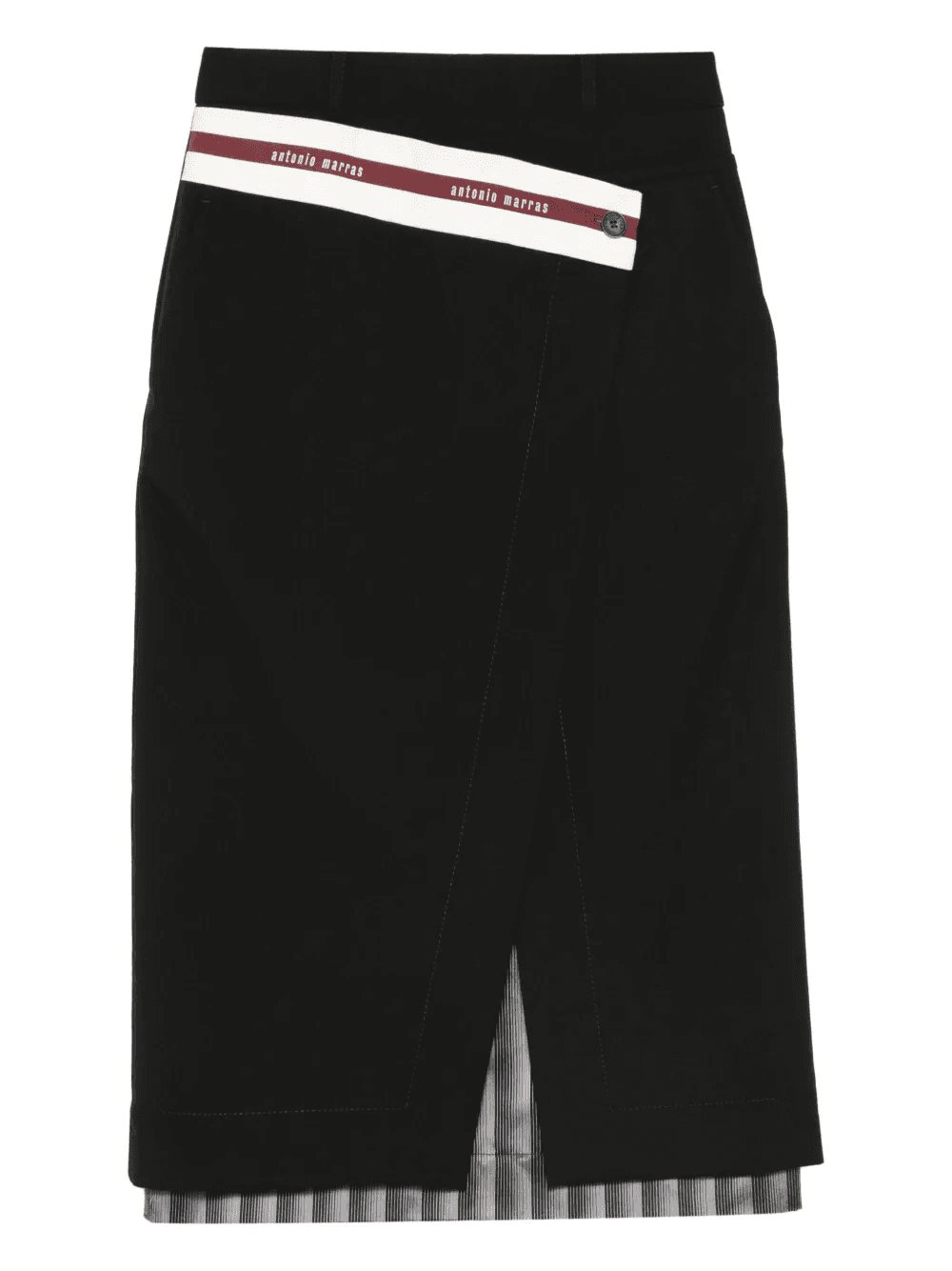 Rock striped midi skirt - Image 1