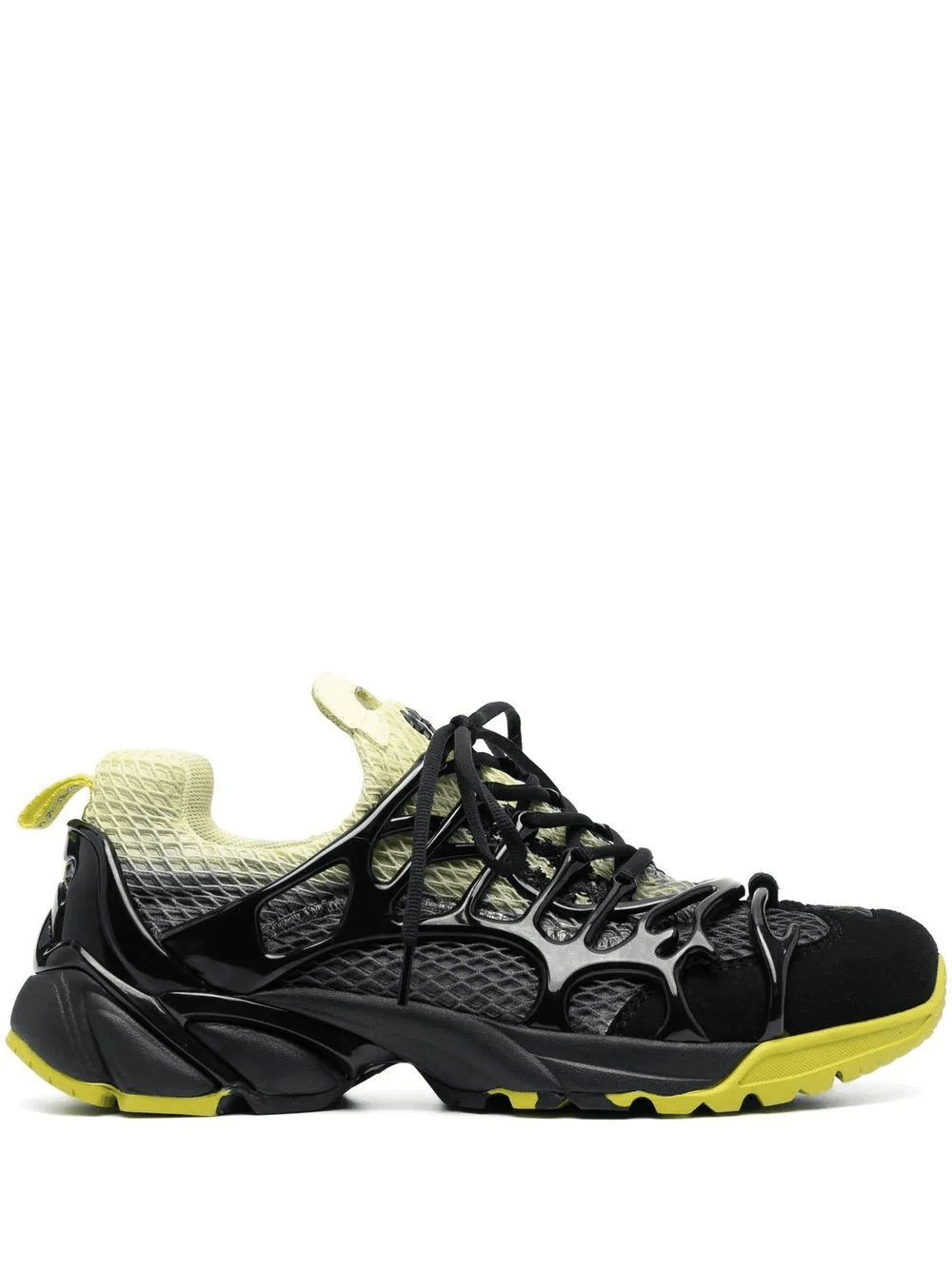 panelled-design low-top sneakers - Image 1