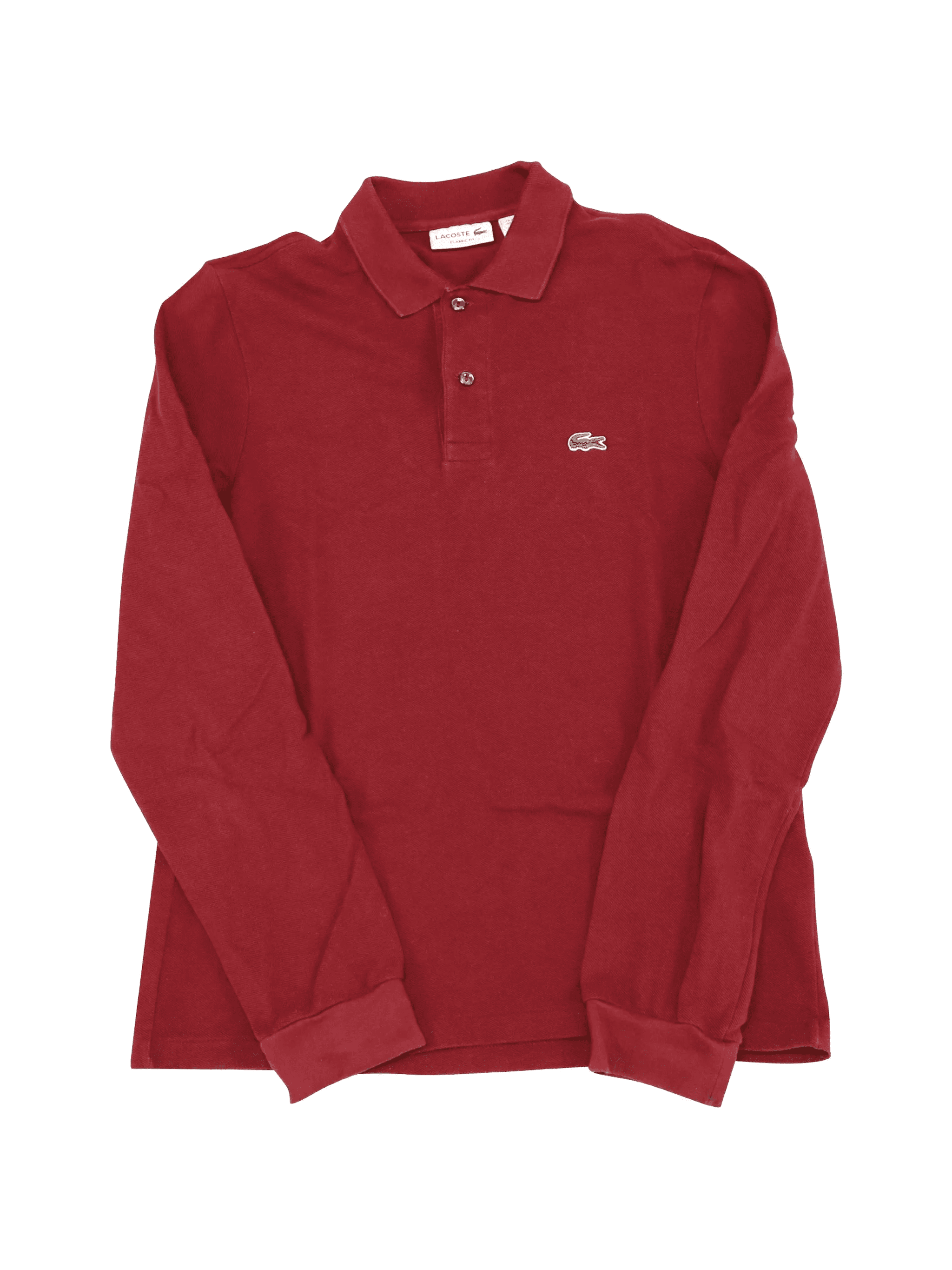 long-sleeves button polo shirt - Image 1