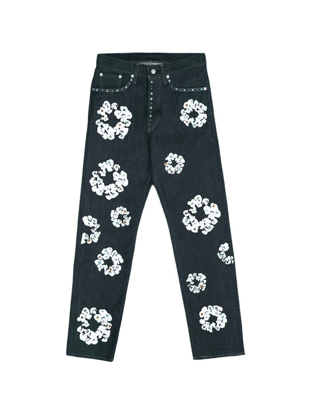x  Levi's 501 wreath jeans - Image 1