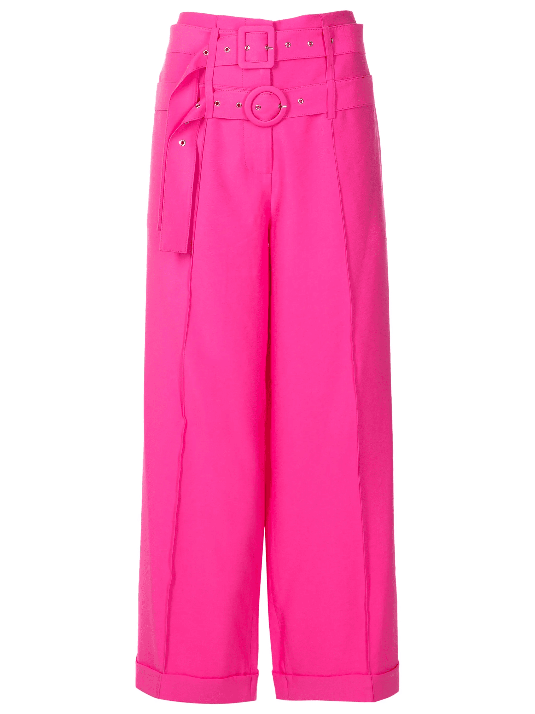 double-belted gabardine trousers - Image 1