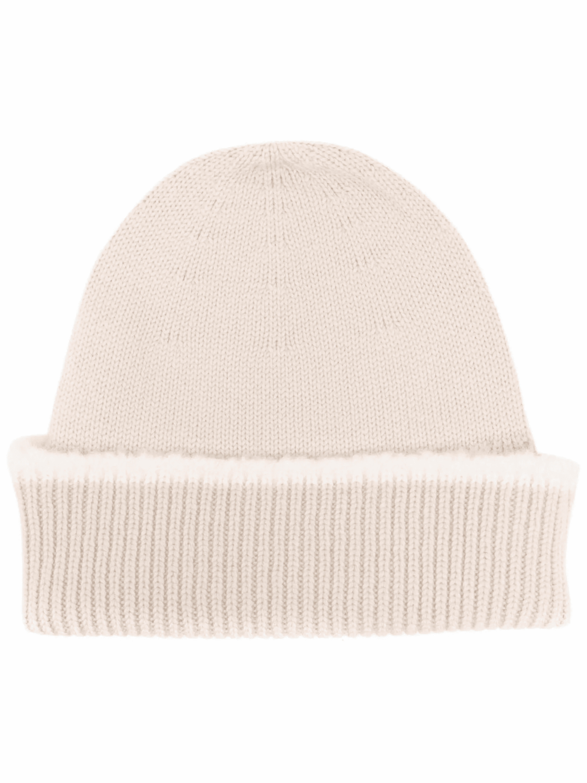 cashmere ribbed beanie - Image 1