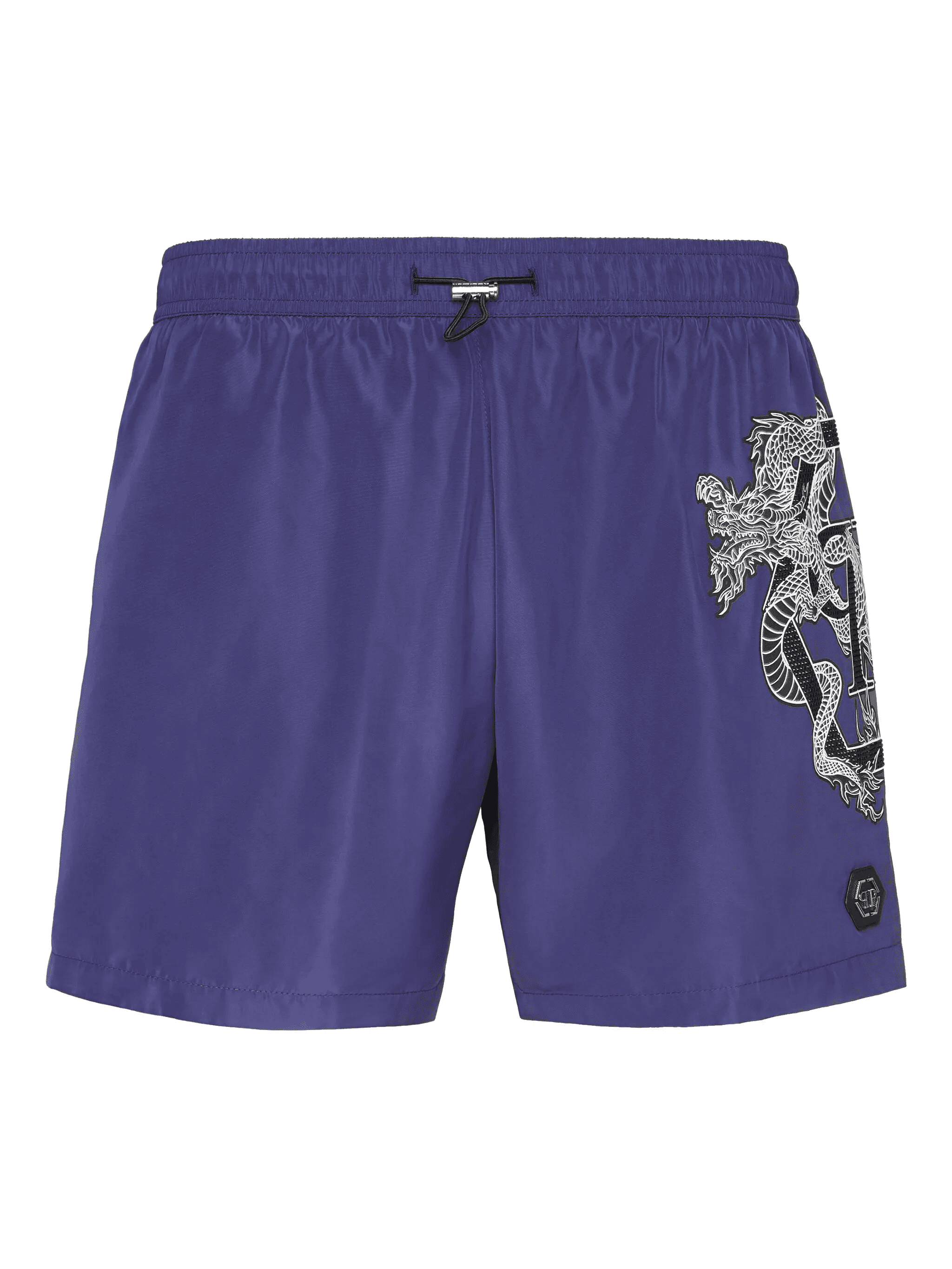 dragon-print swim shorts - Image 1