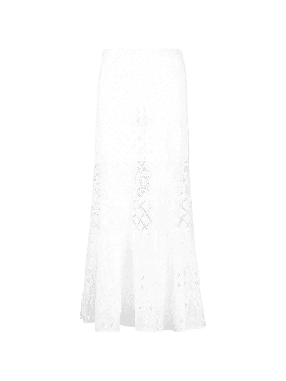 lace-detail midi skirt - Image 1