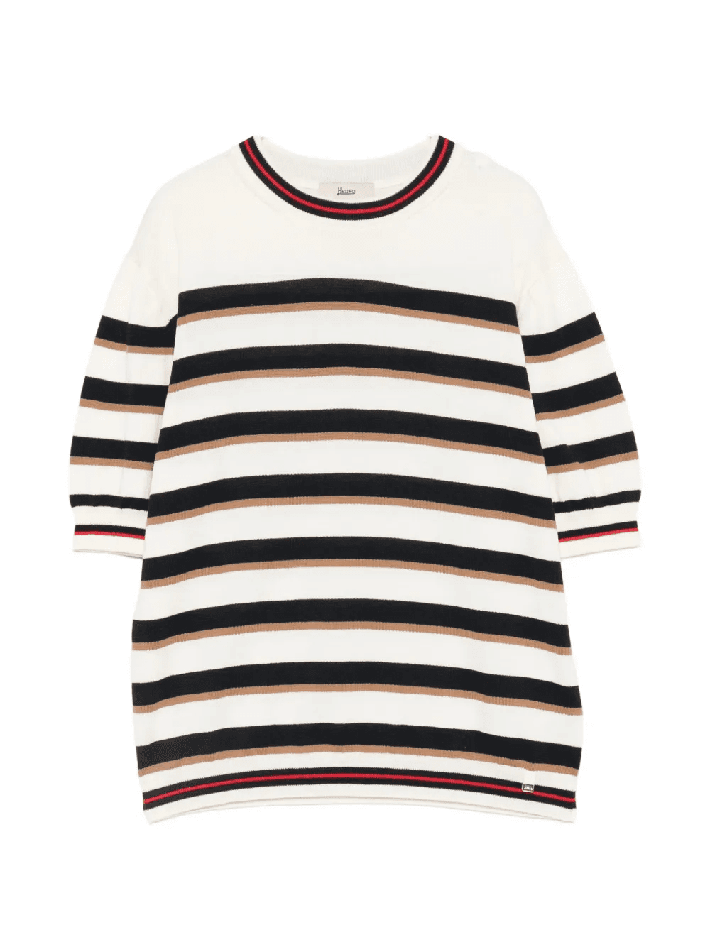 striped knit T-shirt - Image 1