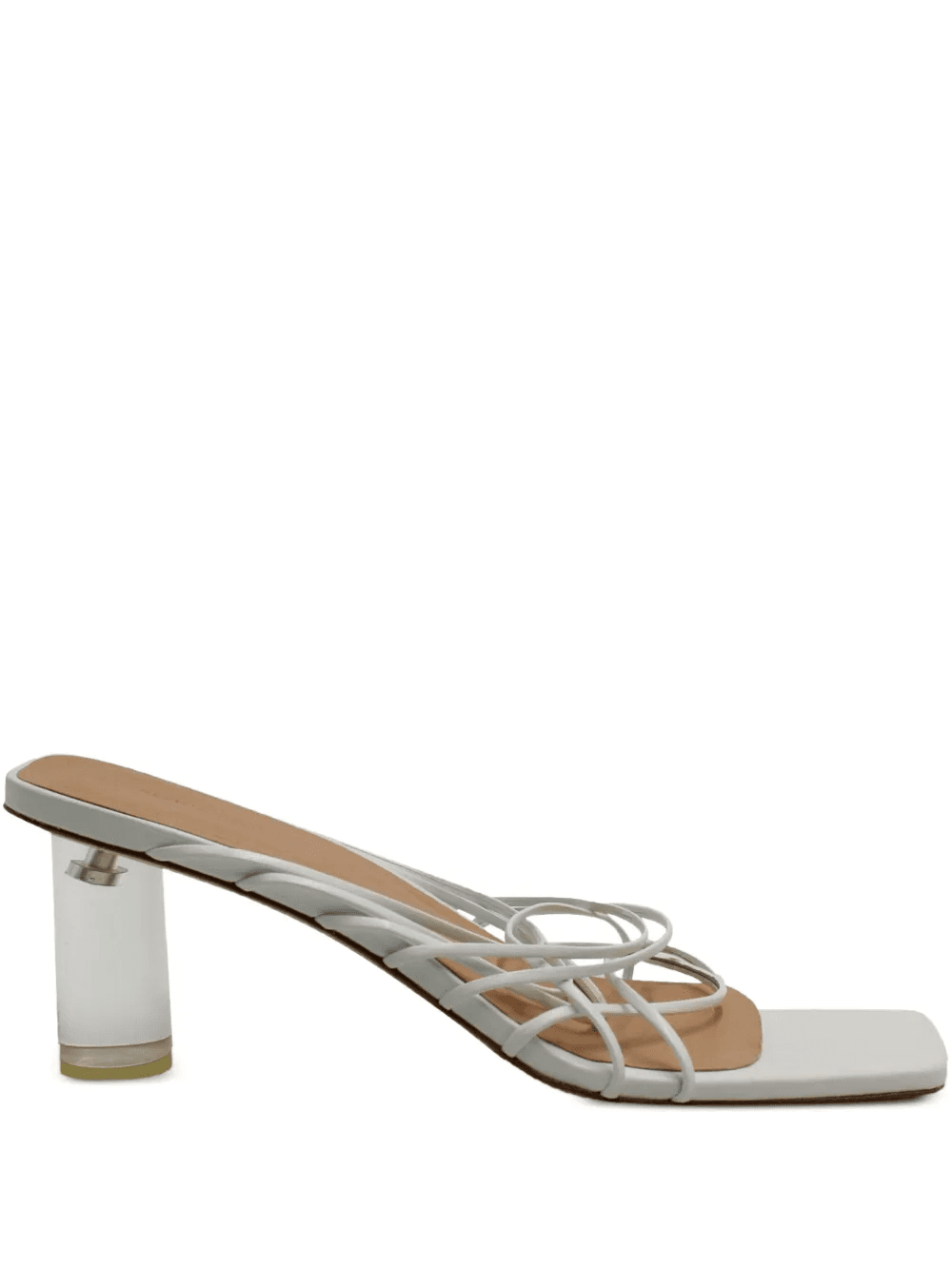 Zoe square-toe strappy sandals - Image 1