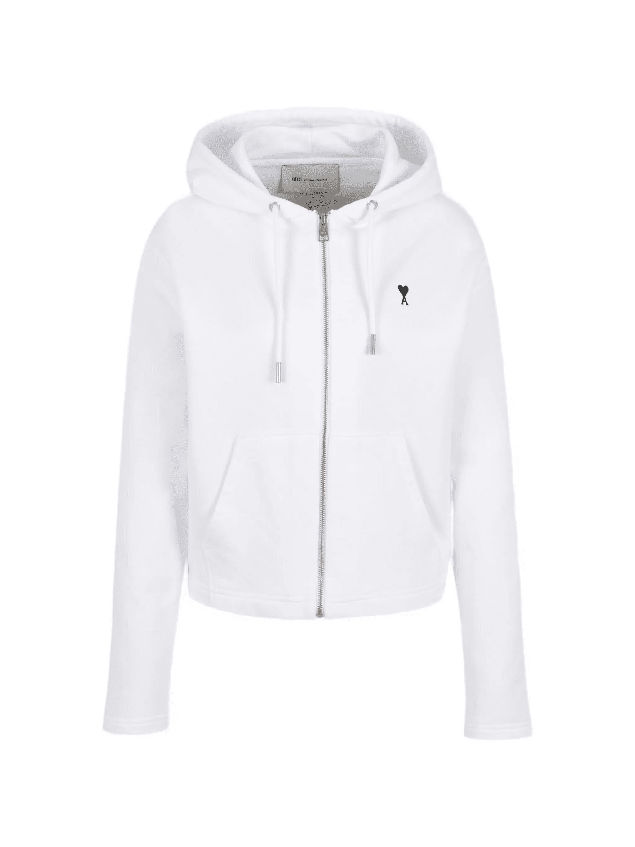 Ami de Coeur zip embroidered hoodie - Image 1