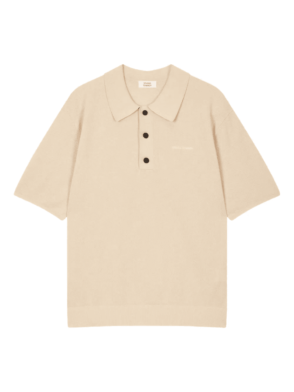 short-sleeve polo top - Image 1