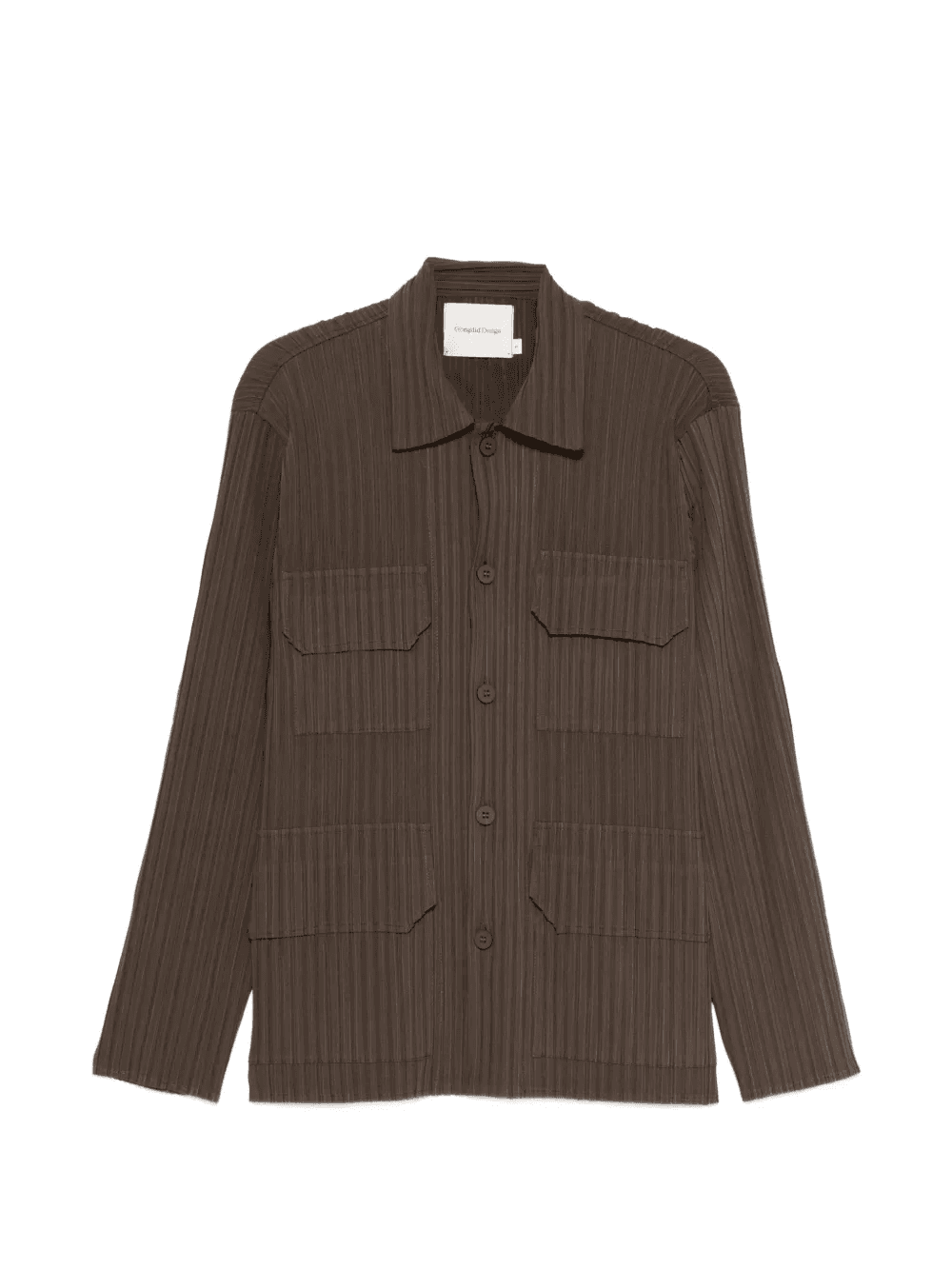 pocketed textured shirt - Image 1