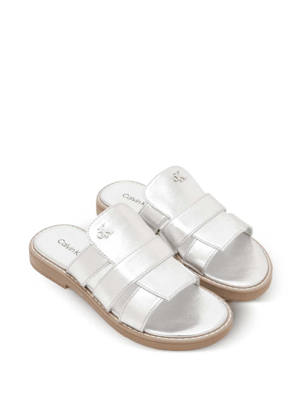 logo-plaque sandals - Image 1