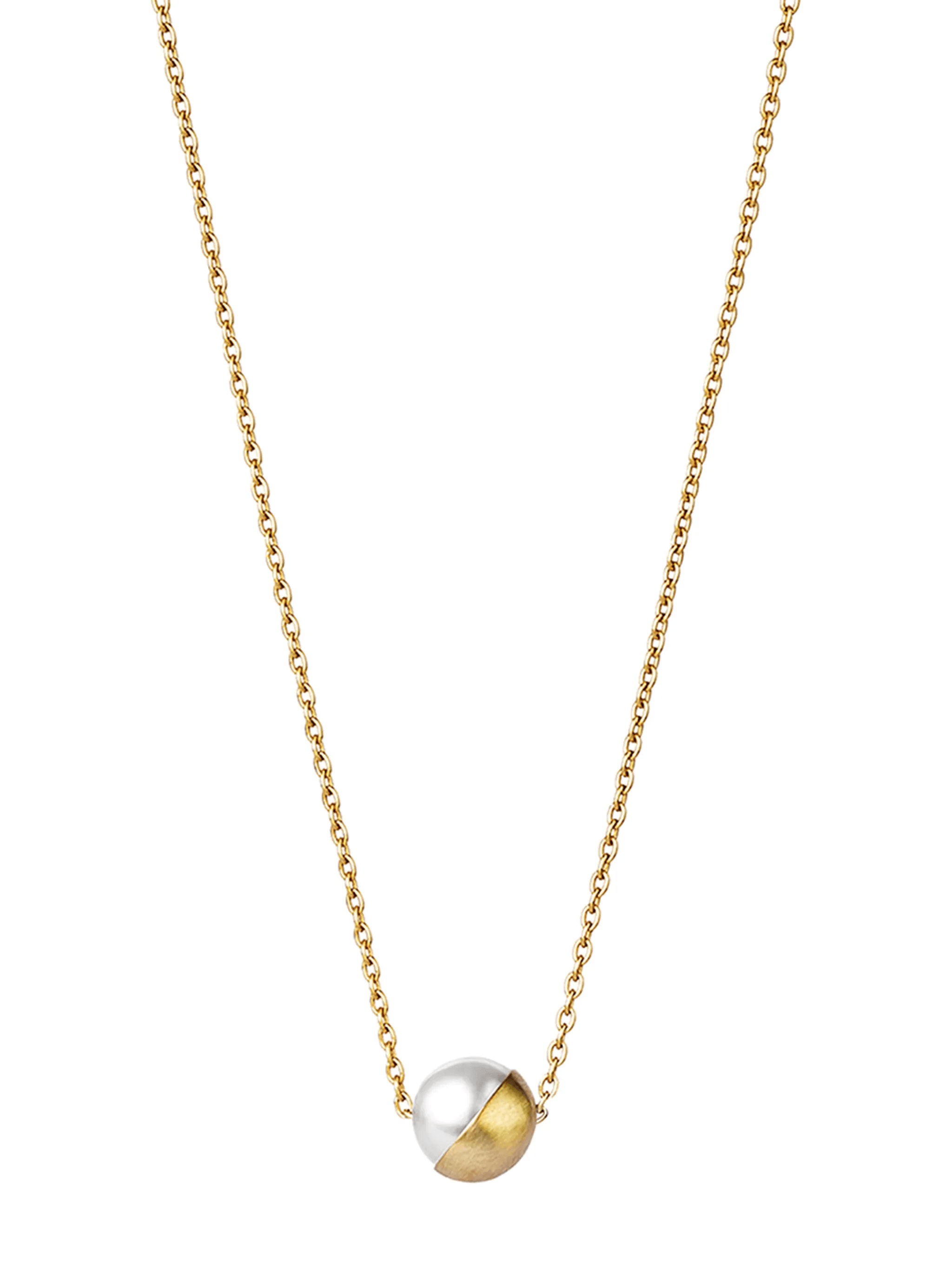 Half Pearl Necklace 45° - Image 1
