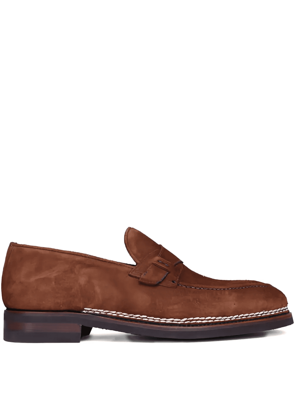 buckled stitch detail loafers - Image 1