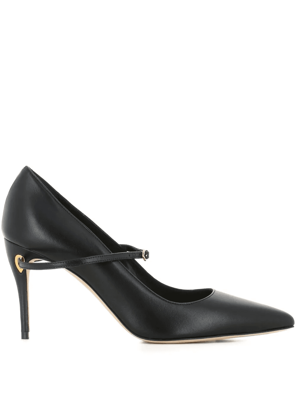 85mm Lorenzo strap pointed pumps - Image 1