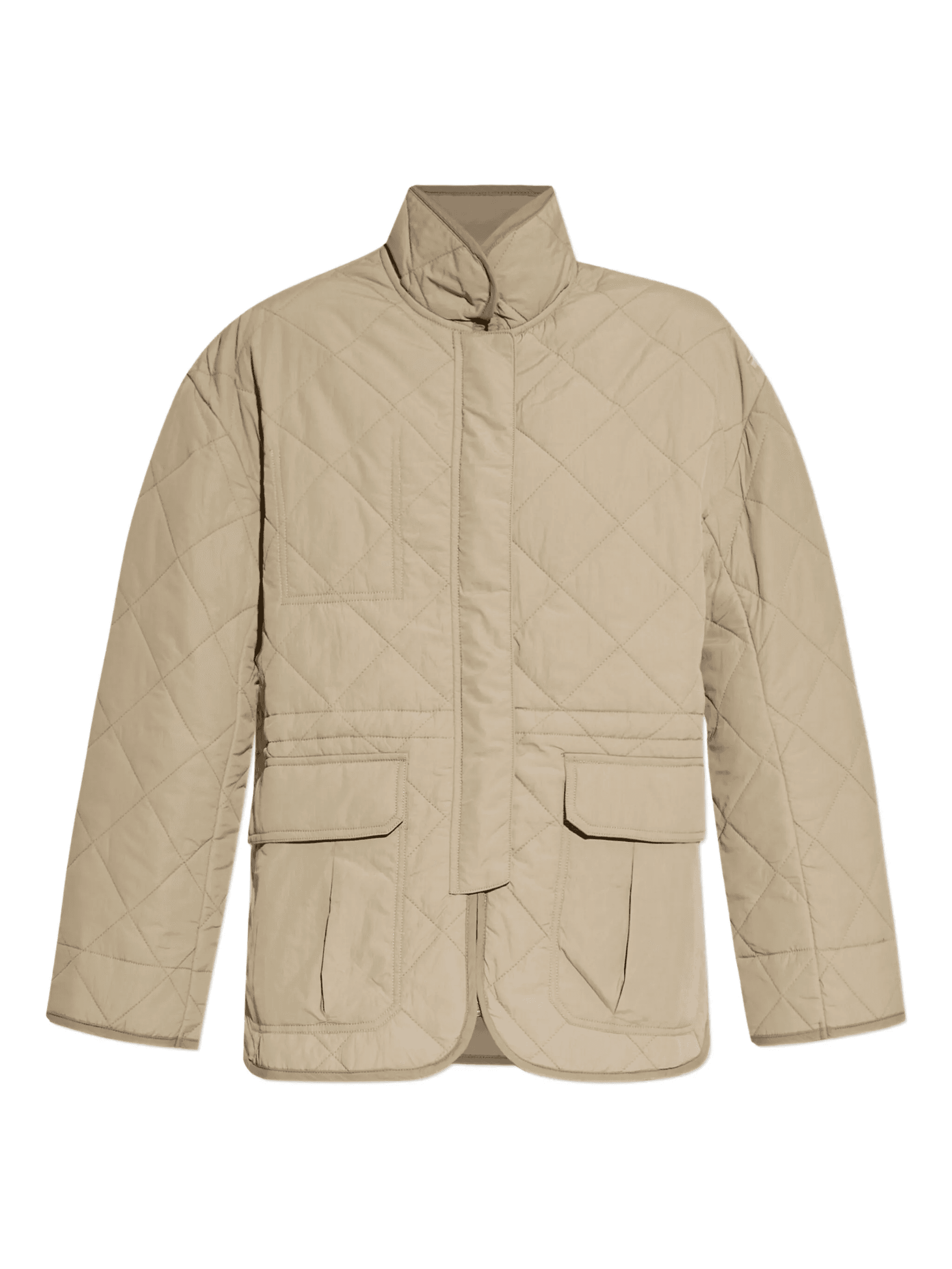 quilted flap-pocket jacket - Image 1