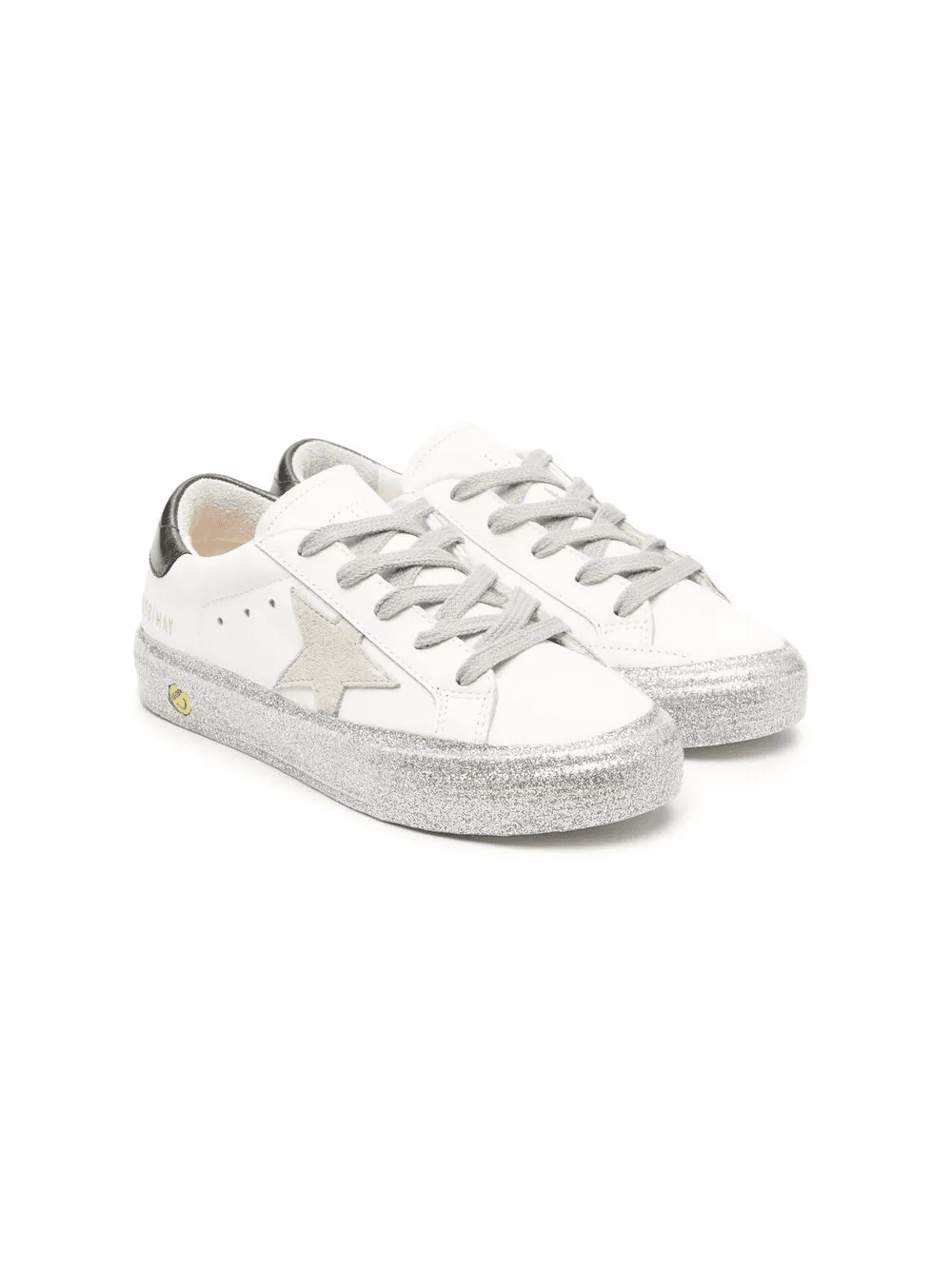 Superstar glittered low-top sneakers - Image 1