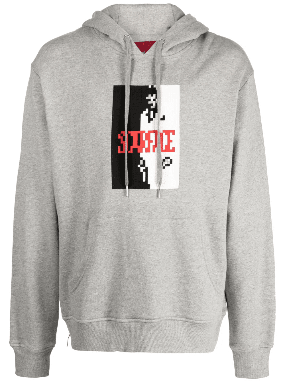 Say Hello To My Little Friend graphic-print cotton hoodie - Image 1