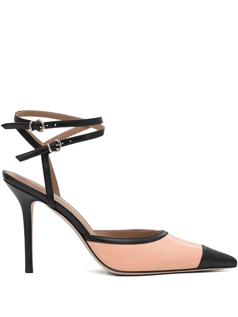 105mm leather ankle-strap pumps - Image 1