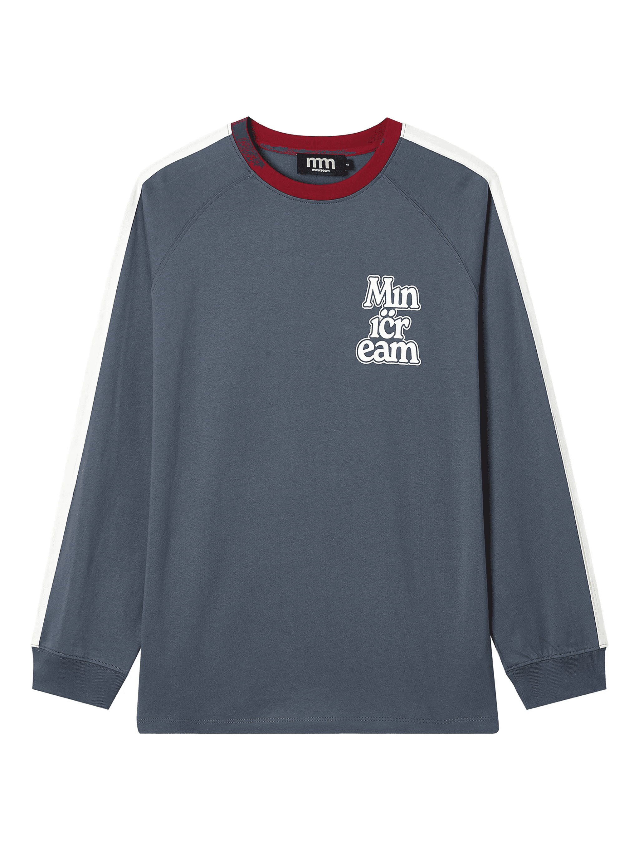 raglan-sleeve logo-print top - Image 1