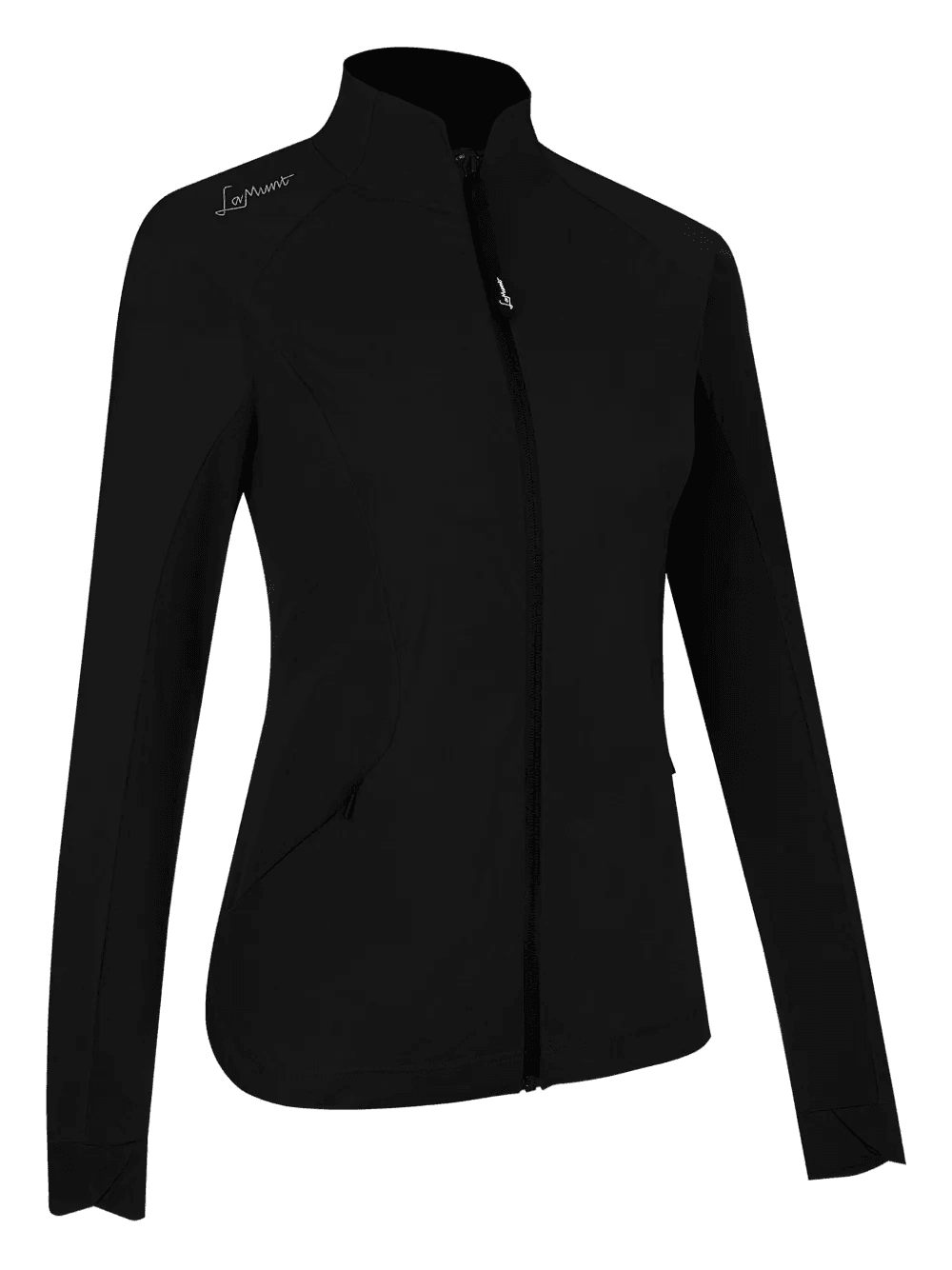 high-neck zip-front jacket - Image 1