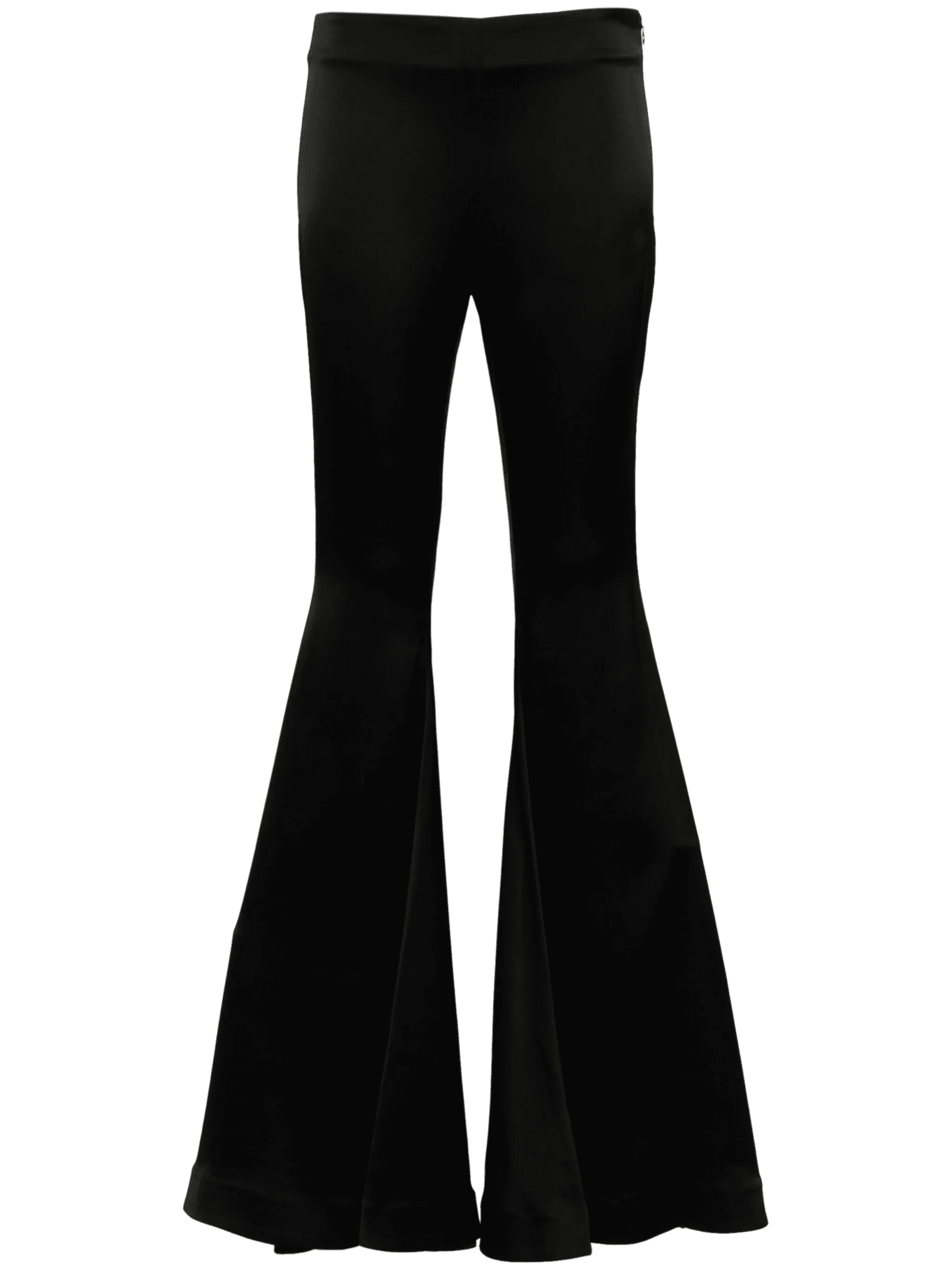 high-waist flared trousers - Image 1