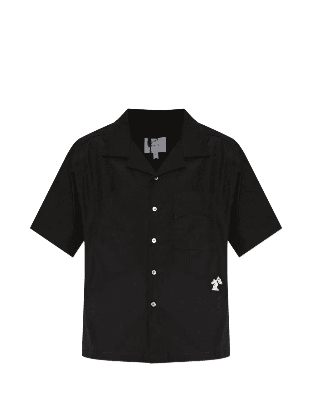 short-sleeve embroidered shirt - Image 1