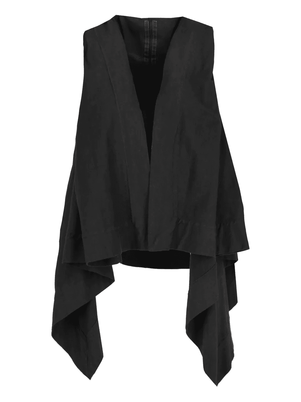 sleeveless asymmetric cardigan - Image 1