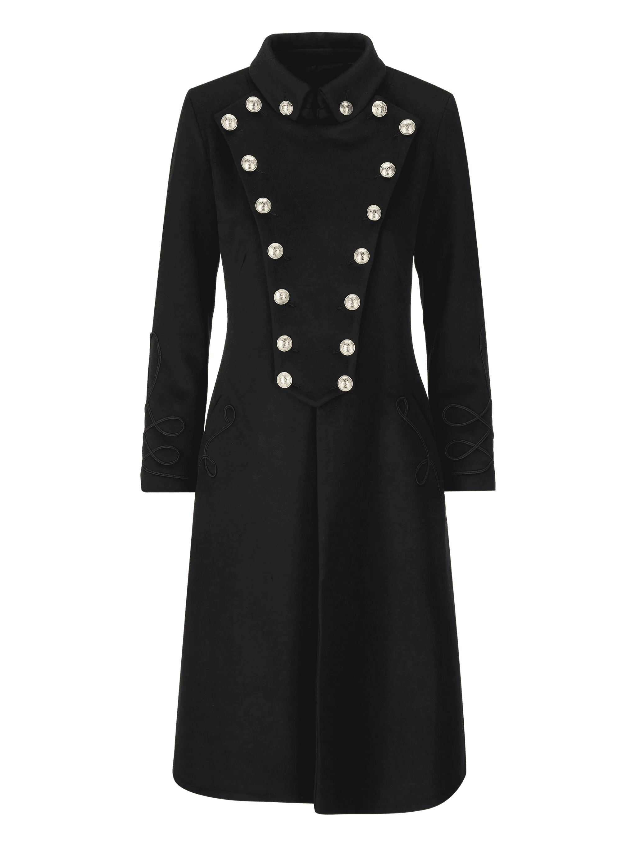 double-breasted coat - Image 1