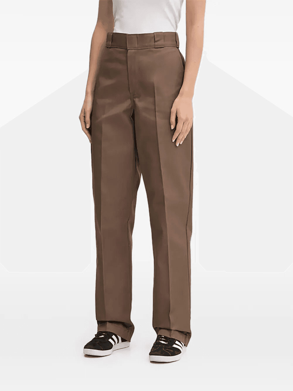 high-rise straight-leg trousers - Image 1