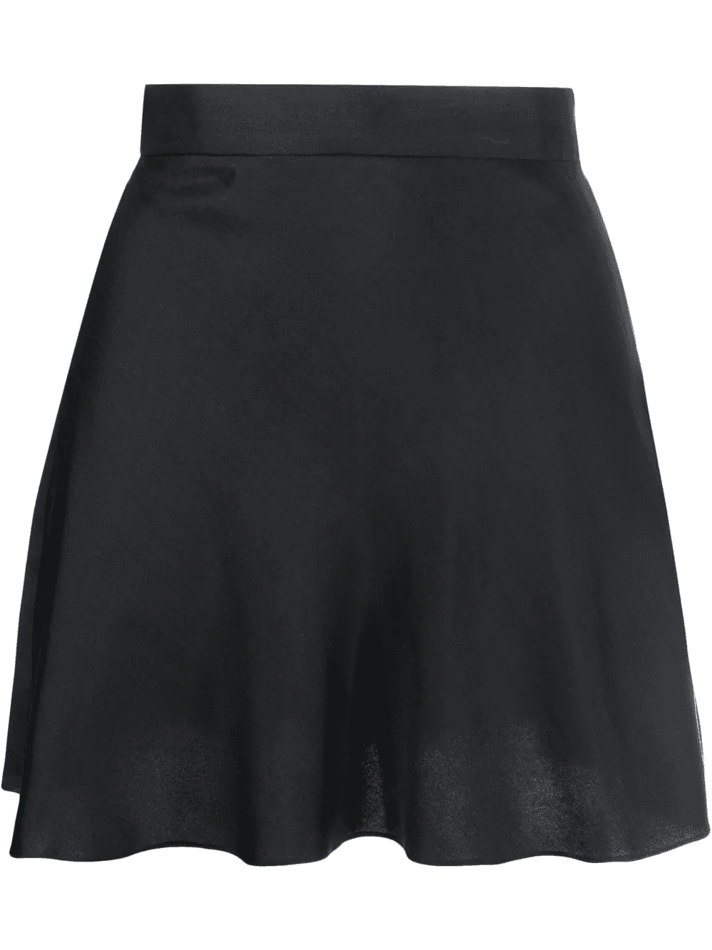 flared silk mini skirt - Image 1