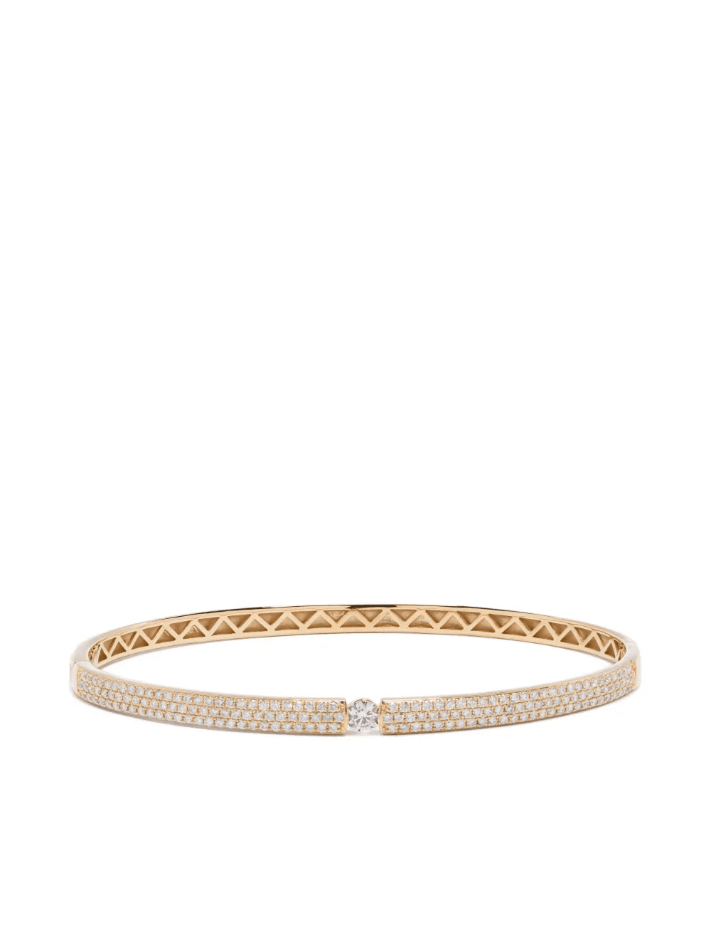 18kt yellow gold Zeus diamond bracelet - Image 1