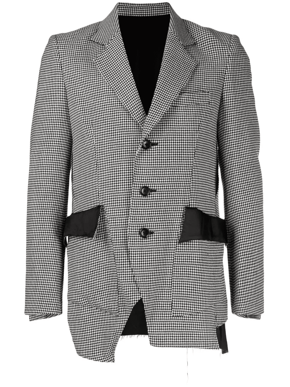 houndstooth layered blazer - Image 1