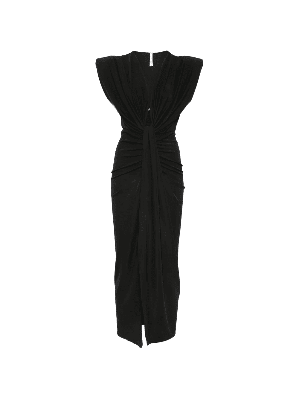 twisted draped midi dress - Image 1