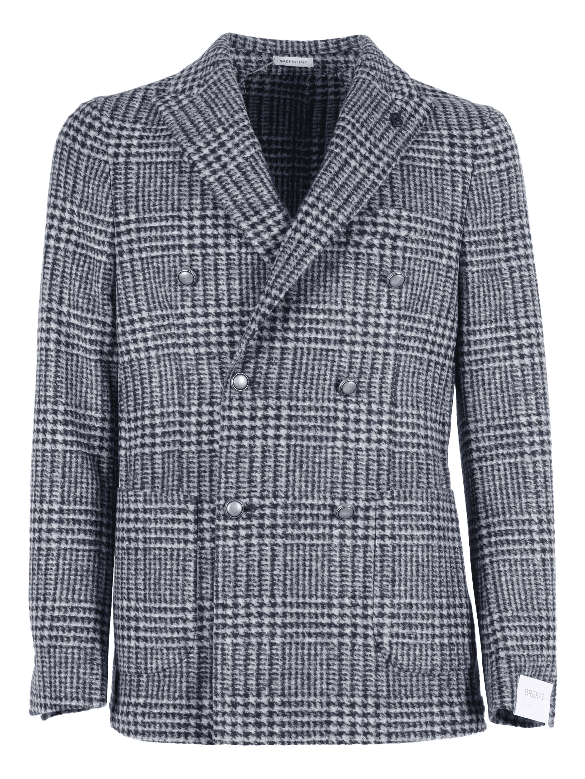 double-breasted check jacket - Image 1