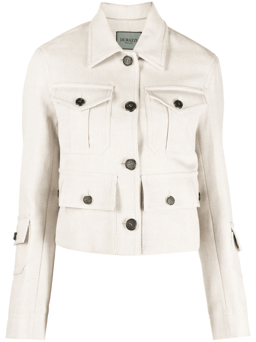 multi-pocket cropped jacket - Image 1
